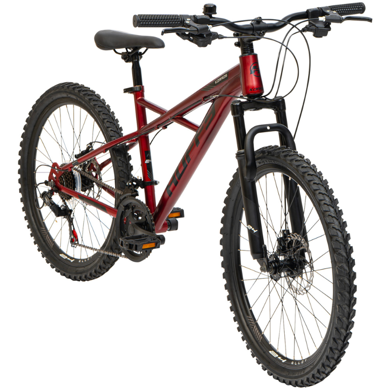 24" Men’s Mountain Bike | Hardtail MTB with 21-Speed Gears & Suspension