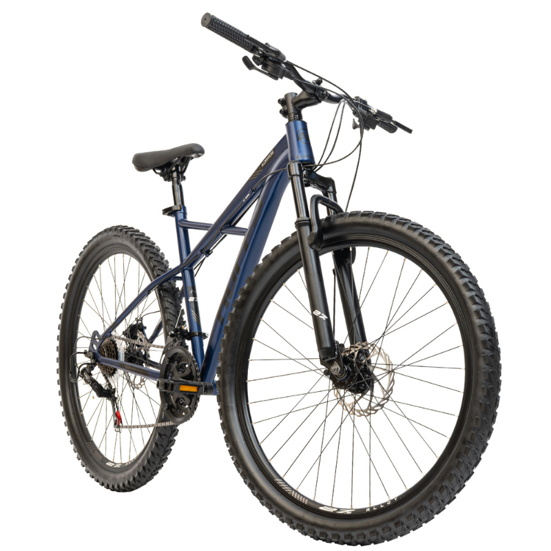 27.5" Huffy Korros Bike for Ages 13+ | Hardtail MTB with 21 Speeds | Blue