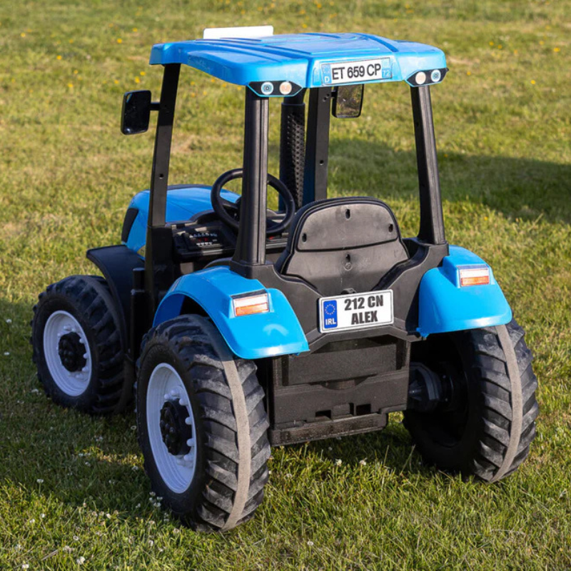AKAC New Holland 24V Electric Tractor – Ride-On with MP3- 2-8 yrs