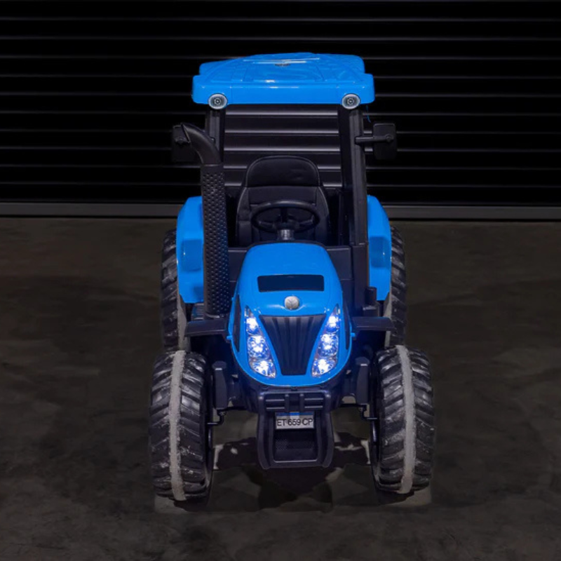 AKAC New Holland 24V Electric Tractor – Ride-On with MP3- 2-8 yrs