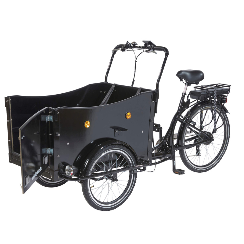 AM CARGO BIKE Curve Dog Friendly Electric Tricycle Black