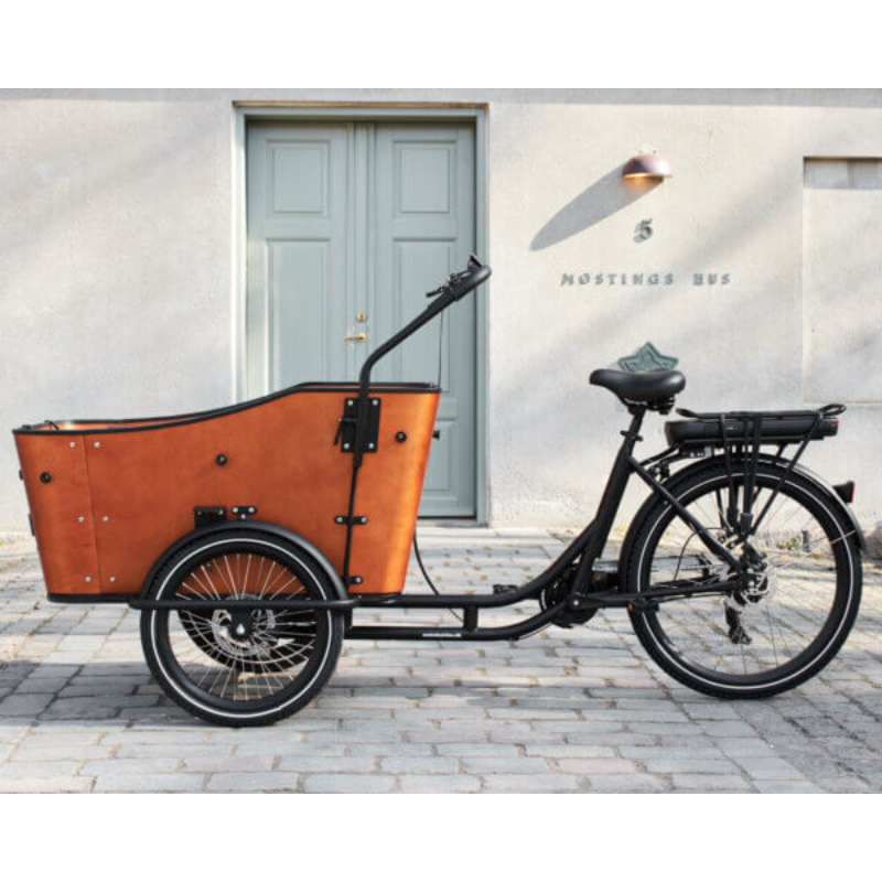 AM CARGO BIKE Ultimate Harmony Electric Tricycle Black/Woodgrain