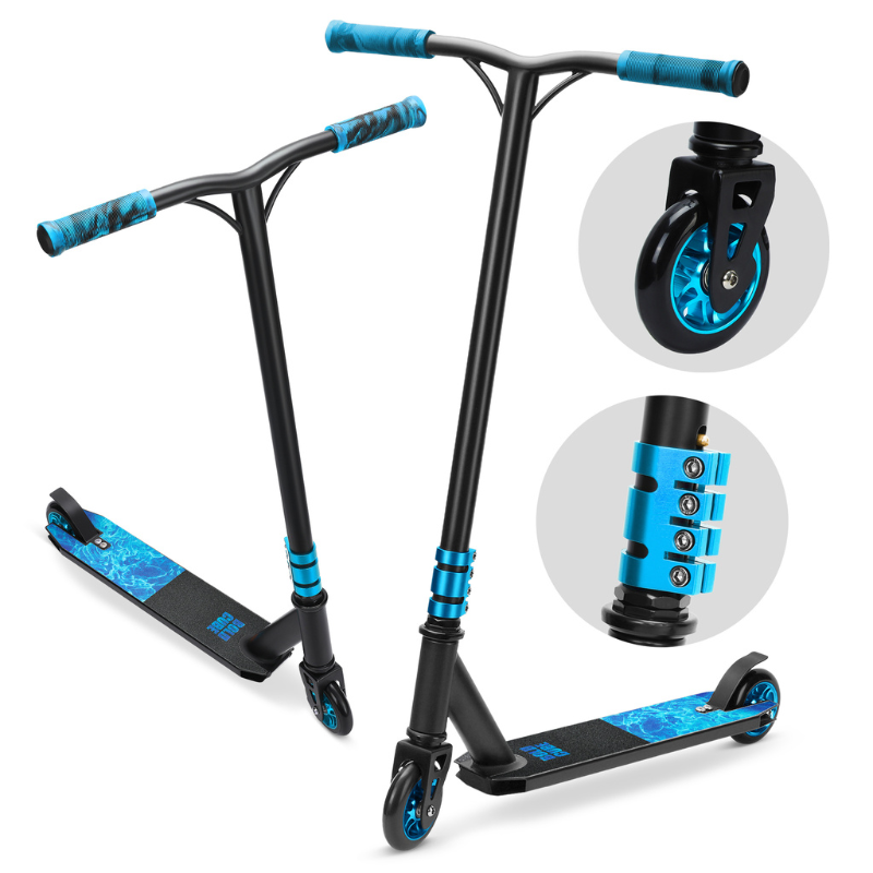BOLDCUBE Deluxe Stunt Scooter Cyan 8+ years