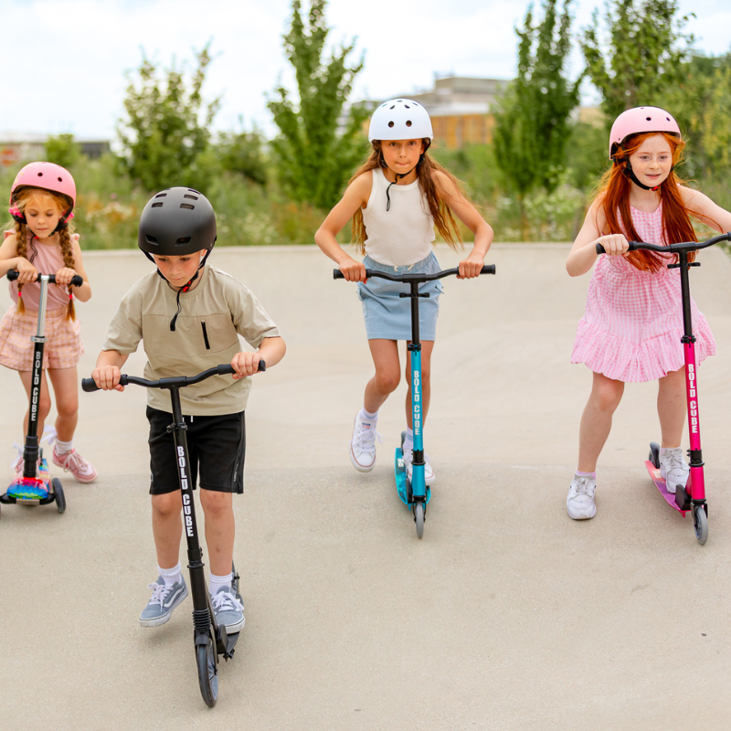 BOLDCUBE Kids Deluxe 2 Wheel Scooter Turquoise 6-14 years