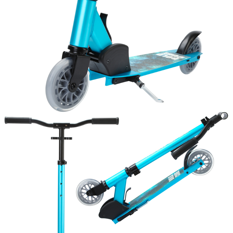 BOLDCUBE Kids Deluxe 2 Wheel Scooter Turquoise 6-14 years