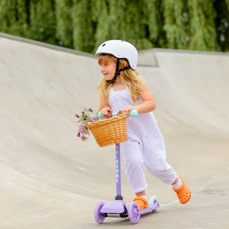 BOLDCUBE Kids Lilac Teeny 3 Wheel Scooter 2-5 years