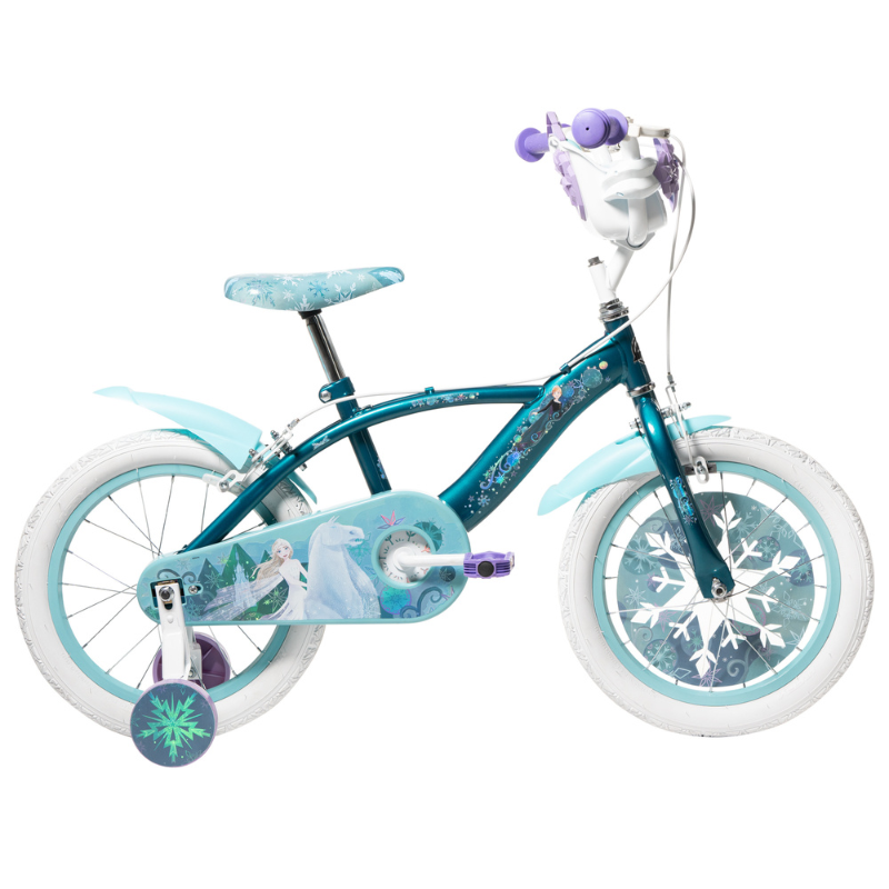 HUFFY Disney Frozen 2 Bike 16 5 7 Years Stabilisers Power to Pedal