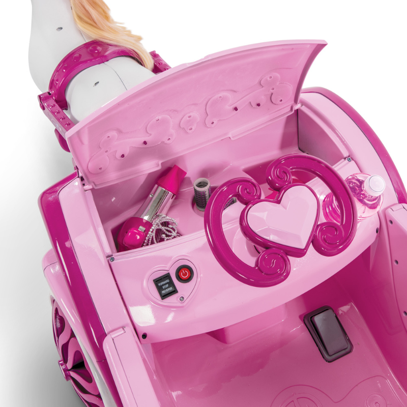 HUFFY Disney Princess Royal Horse and Carriage 6V Electric Ride On