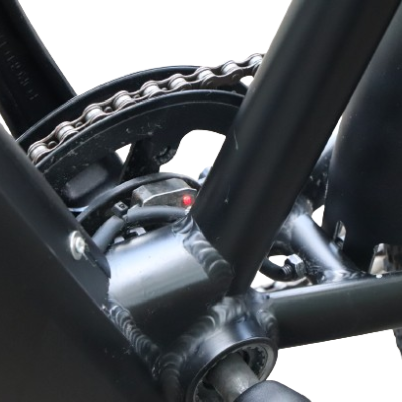 GIN X 250W: Electric Hybrid Bike Crossbar Black- Sleek Display