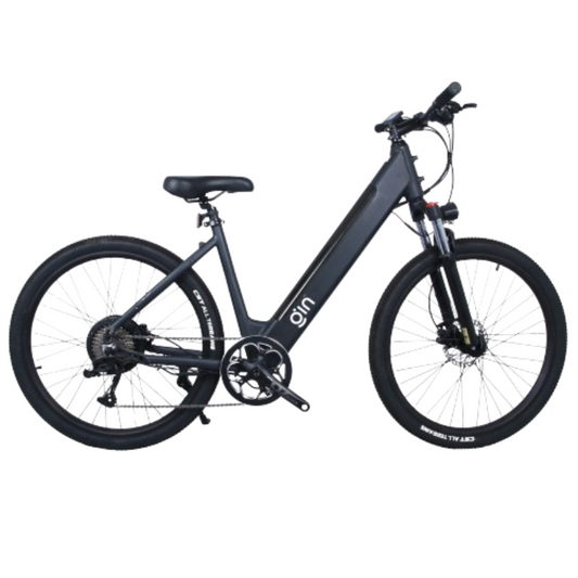 GIN X 500W: Electric Hybrid Bike Step Through Black