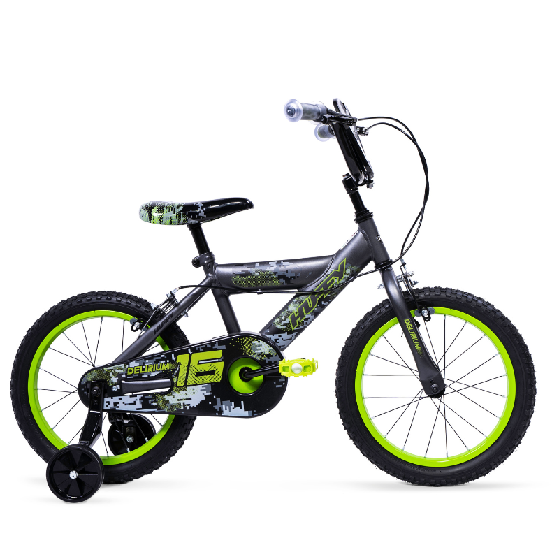 HUFFY Delirium 16 BMX Style Bike Matte Silver 5 7yrs Power to Pedal