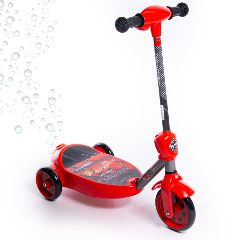 HUFFY Disney Cars Bubble Electric Scooter 3 5 Yrs Power to Pedal