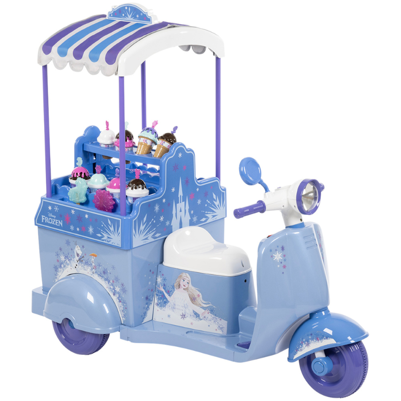HUFFY Disney Frozen Ice Cream Kart 7.5v Electric Ride On 3-7 yrs