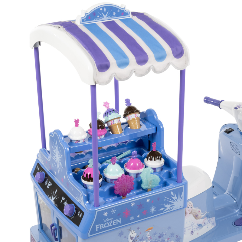 HUFFY Disney Frozen Ice Cream Kart 7.5v Electric Ride On 3-7 yrs