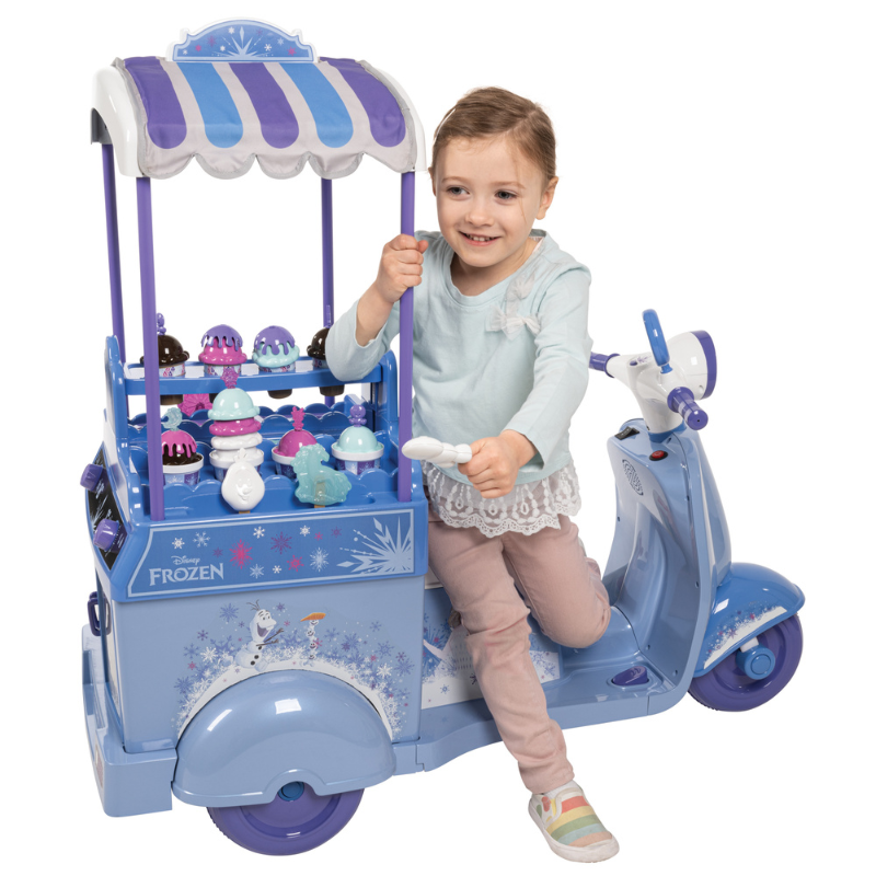 HUFFY Disney Frozen Ice Cream Kart 7.5v Electric Ride On 3-7 yrs