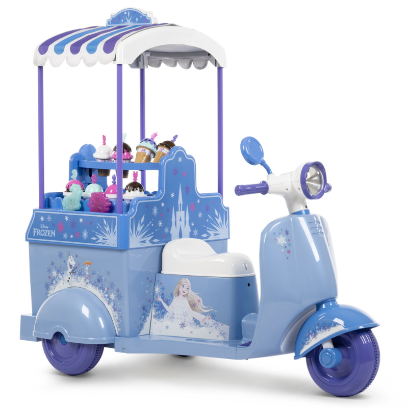 HUFFY Disney Frozen Ice Cream Kart 7.5v Electric Ride On 3-7 yrs
