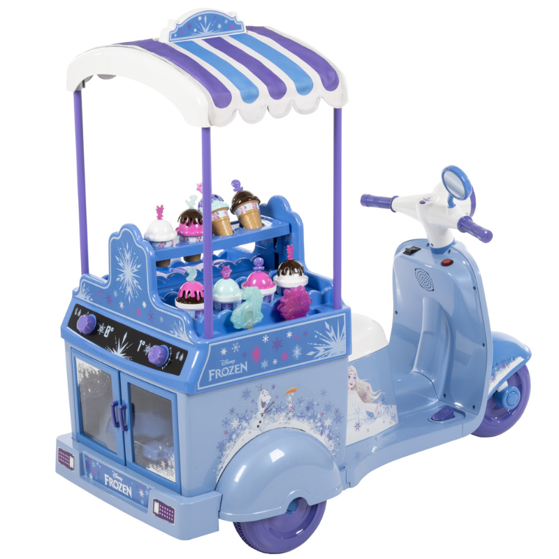 HUFFY Disney Frozen Ice Cream Kart 7.5v Electric Ride On 3-7 yrs