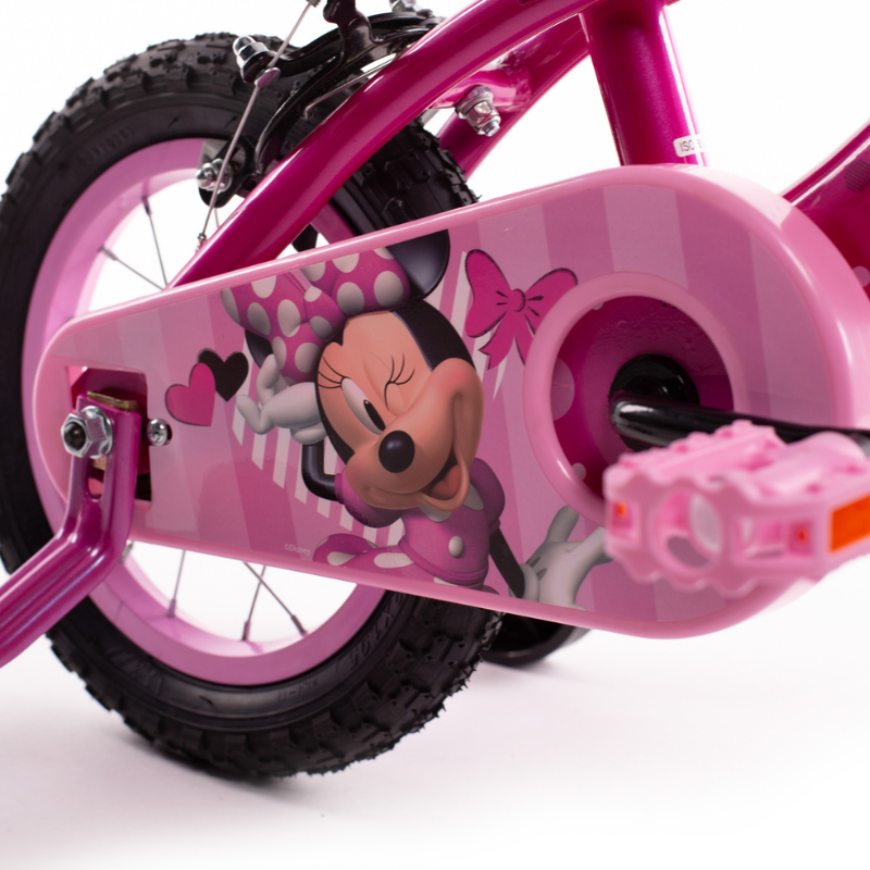 HUFFY Disney Minnie Mouse Kids Bike 12" Pink 3-5 Years + Stabilisers