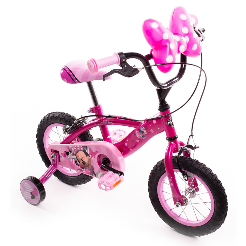 HUFFY Disney Minnie Mouse Kids Bike 12" Pink 3-5 Years + Stabilisers