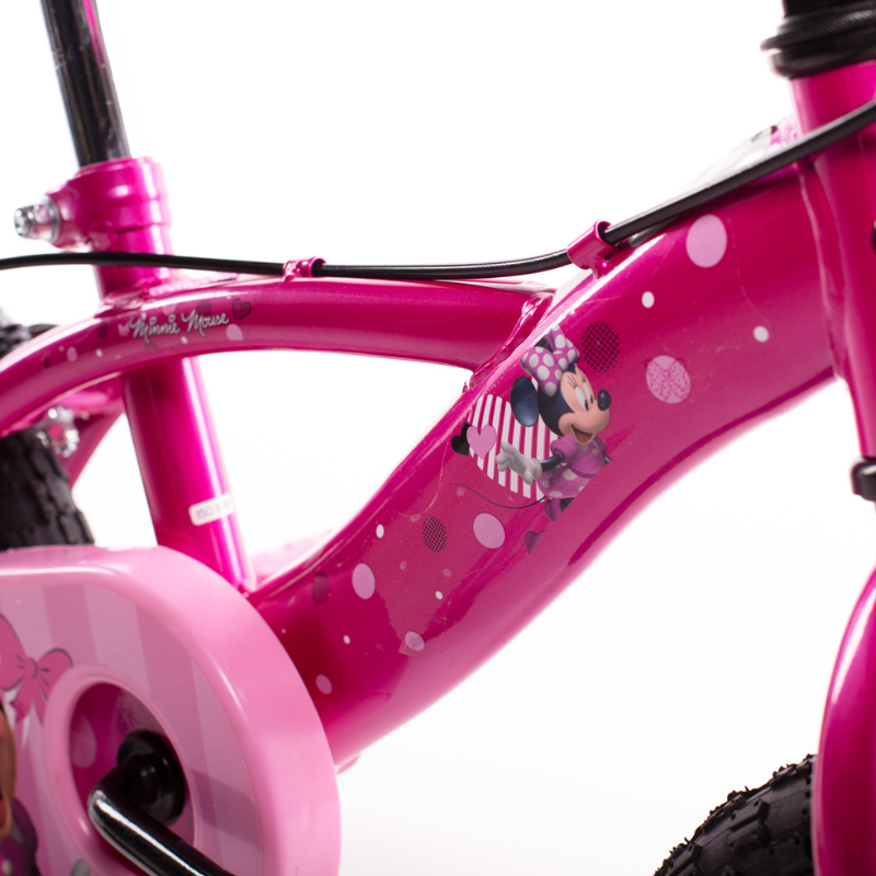 HUFFY Disney Minnie Mouse Kids Bike 12" Pink 3-5 Years + Stabilisers