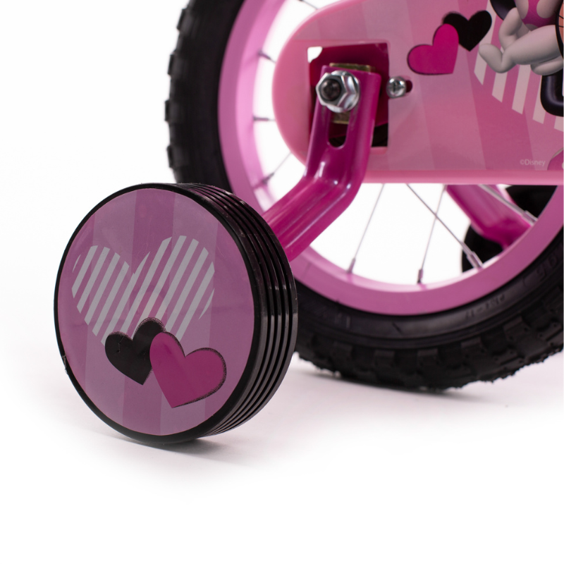 HUFFY Disney Minnie Mouse Kids Bike 12" Pink 3-5 Years + Stabilisers