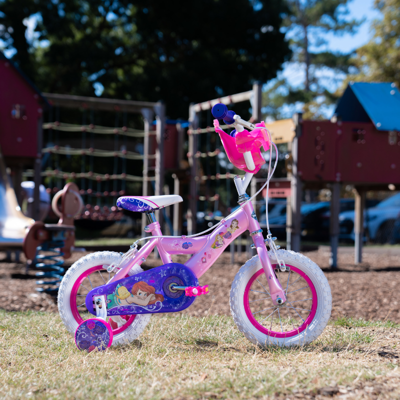 HUFFY Disney Princess Ariel 12" Kids Bike 3-5 years + Stabilisers