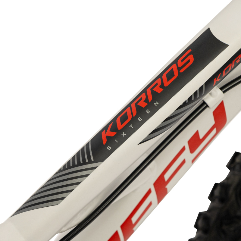 HUFFY Korros 16" Mountain Bike - Matte Cloud Grey 5-7 years