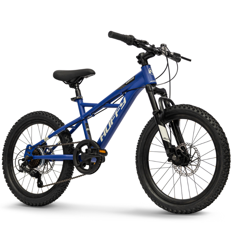 HUFFY Korros 20" Mountain Bike - Matte Blue 6-9 years