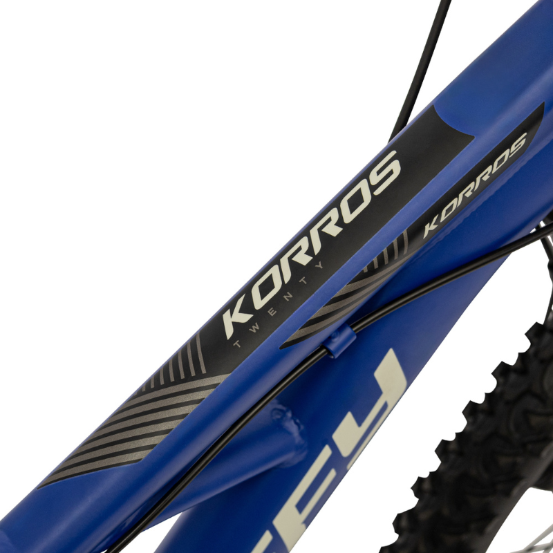 HUFFY Korros 20" Mountain Bike - Matte Blue 6-9 years