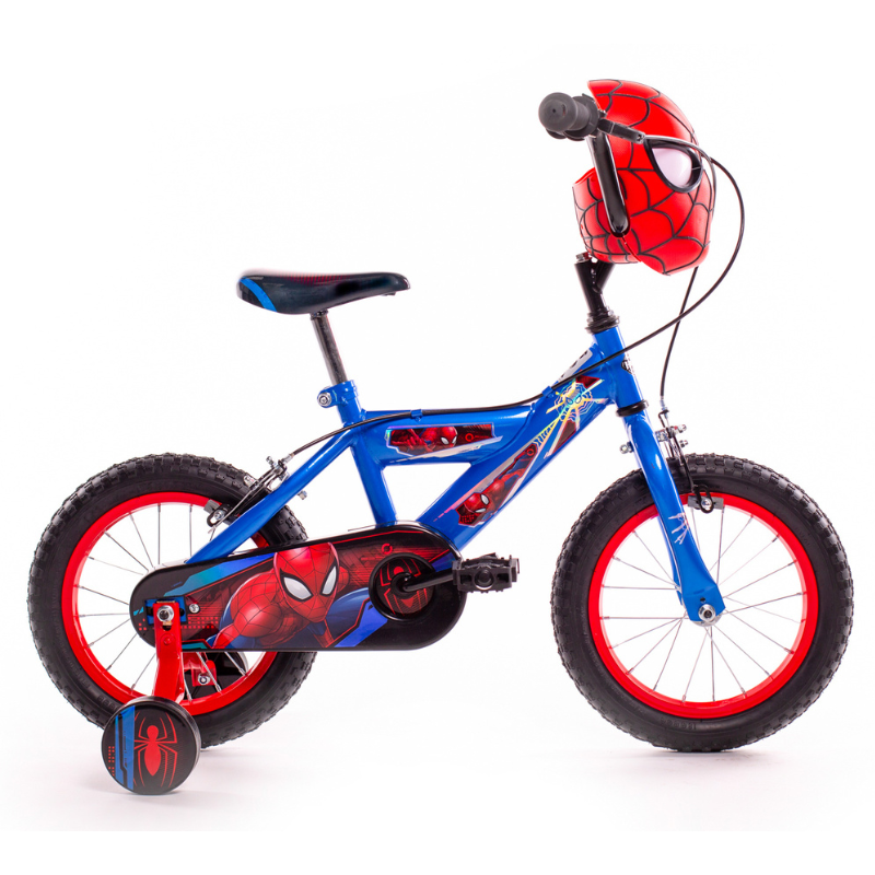 HUFFY Marvel Spiderman 14 Bike 4 6 Yrs Stabilisers Power to Pedal