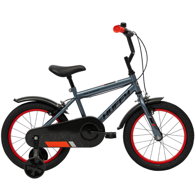 HUFFY Pro Thunder 16" BMX Bike Charcoal Grey 4-6 yrs