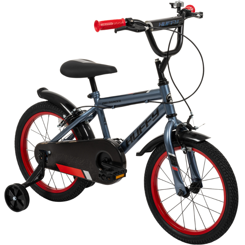 HUFFY Pro Thunder 16" BMX Bike Charcoal Grey 4-6 yrs