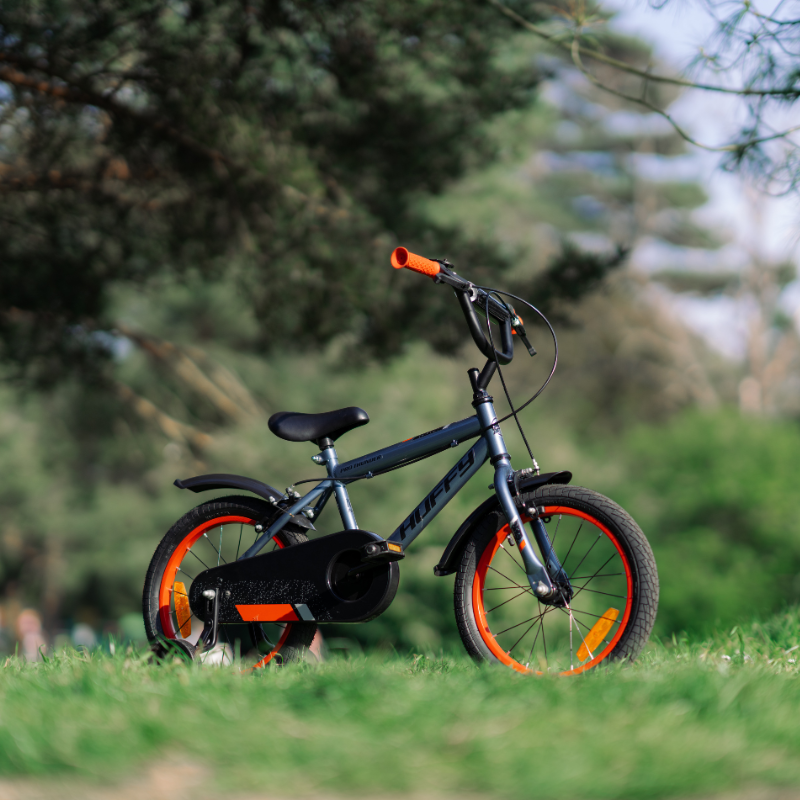 HUFFY Pro Thunder 16" BMX Bike Charcoal Grey 4-6 yrs