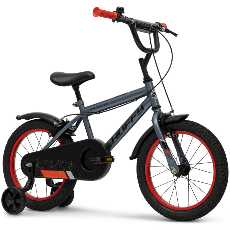 HUFFY Pro Thunder 16" BMX Bike Charcoal Grey 4-6 yrs