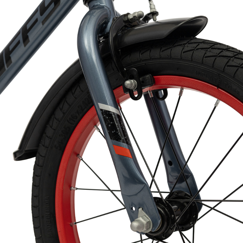 HUFFY Pro Thunder 16" BMX Bike Charcoal Grey 4-6 yrs