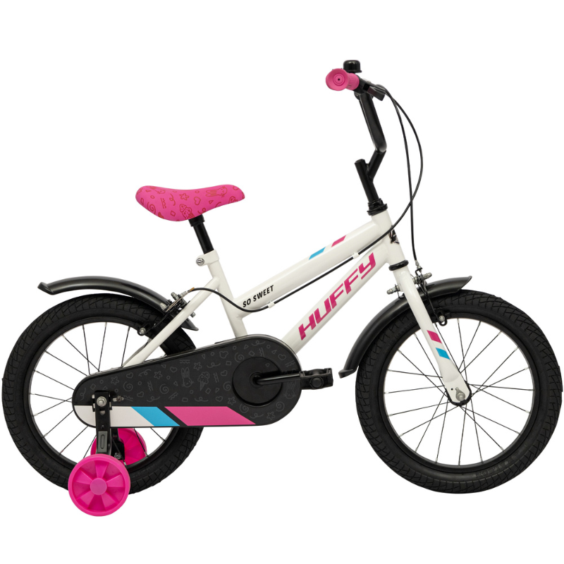 HUFFY So Sweet 16" Gloss White Girls Bike For Kids 4-6yrs