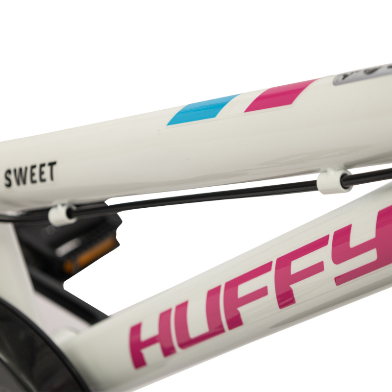 HUFFY So Sweet 16" Gloss White Girls Bike For Kids 4-6yrs
