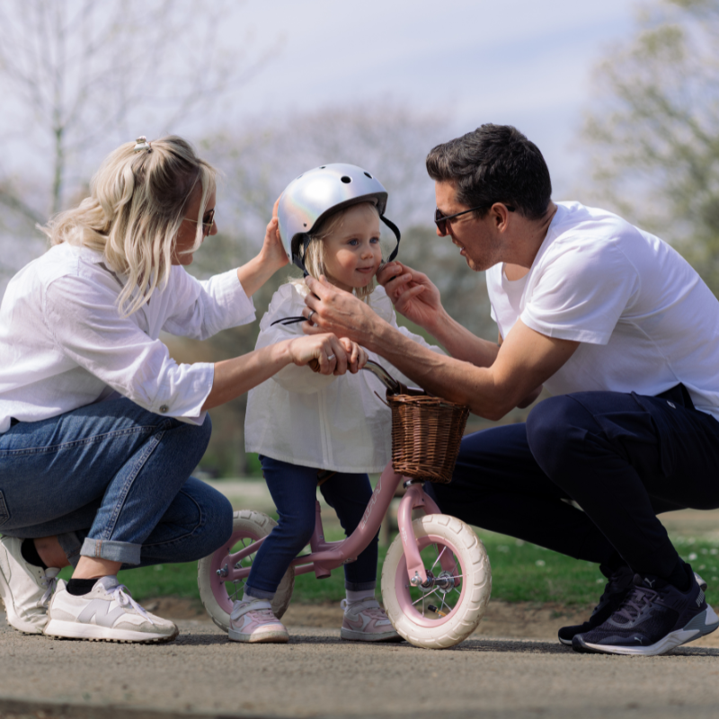 HUFFY Vintage 10-inch Balance Bike for Kids 2-4 years Dusted Pink