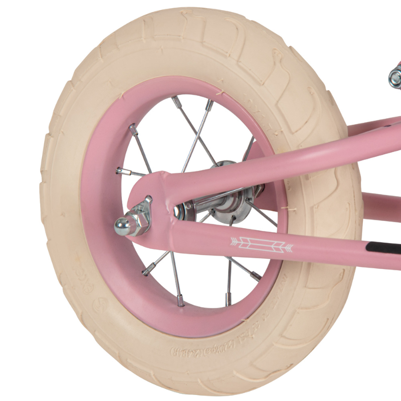 HUFFY Vintage 10-inch Balance Bike for Kids 2-4 years Dusted Pink