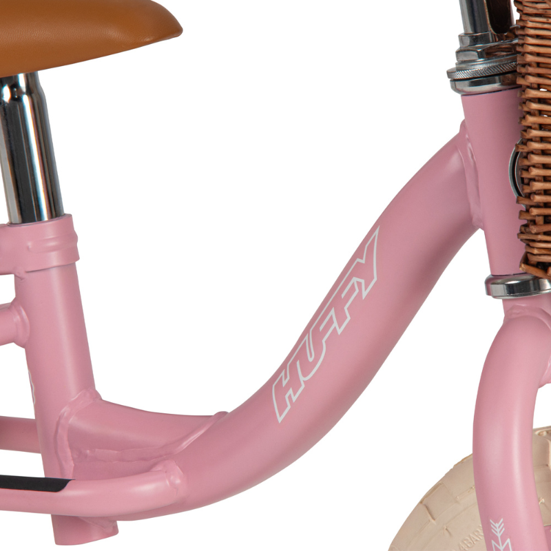 HUFFY Vintage 10-inch Balance Bike for Kids 2-4 years Dusted Pink