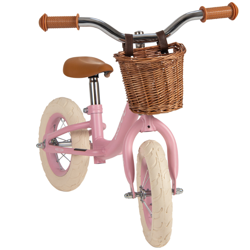 HUFFY Vintage 10-inch Balance Bike for Kids 2-4 years Dusted Pink
