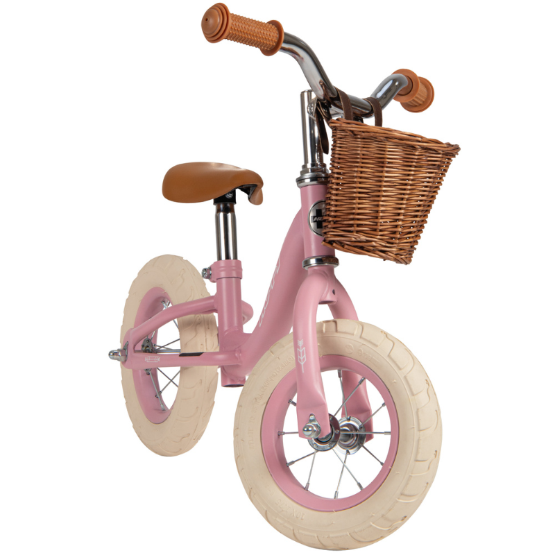 HUFFY Vintage 10-inch Balance Bike for Kids 2-4 years Dusted Pink