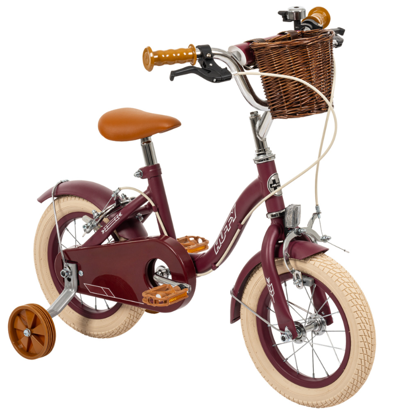 HUFFY Vintage 12-inch Bike for Kids 3-5 years Dark Berry