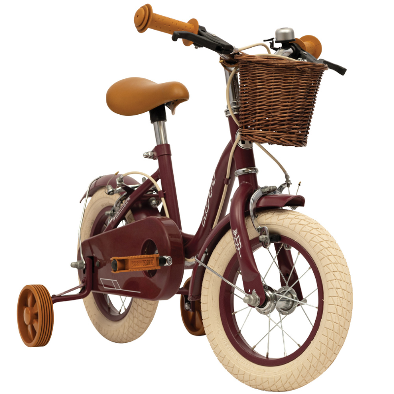 HUFFY Vintage 12-inch Bike for Kids 3-5 years Dark Berry