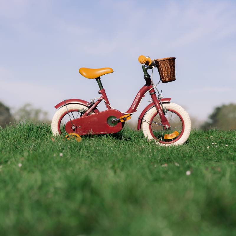 HUFFY Vintage 12-inch Bike for Kids 3-5 years Dark Berry