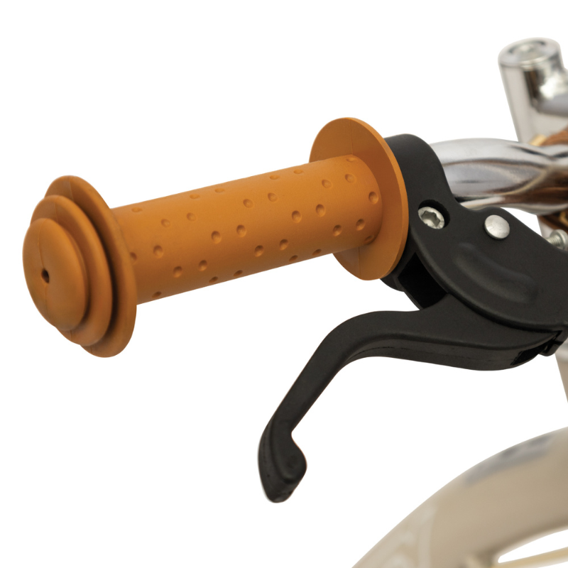 Vintage 14' Bike for Kids 4-6 yrs with front basket & stabilisers Matte Grey