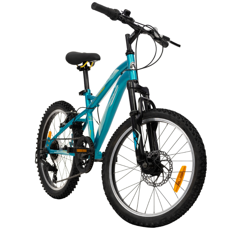 HUFFY Extent Kids Mountain Bike 20" Wheel, 6-9 Years - Aqua Blue