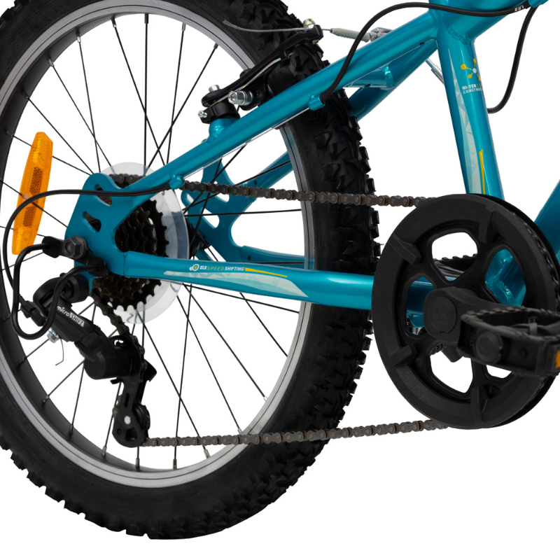 HUFFY Extent Kids Mountain Bike 20" Wheel, 6-9 Years - Aqua Blue