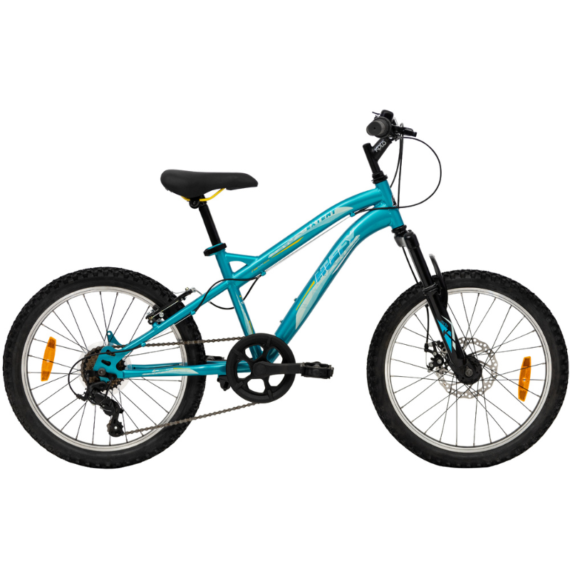 HUFFY Extent Kids Mountain Bike 20" Wheel, 6-9 Years - Aqua Blue