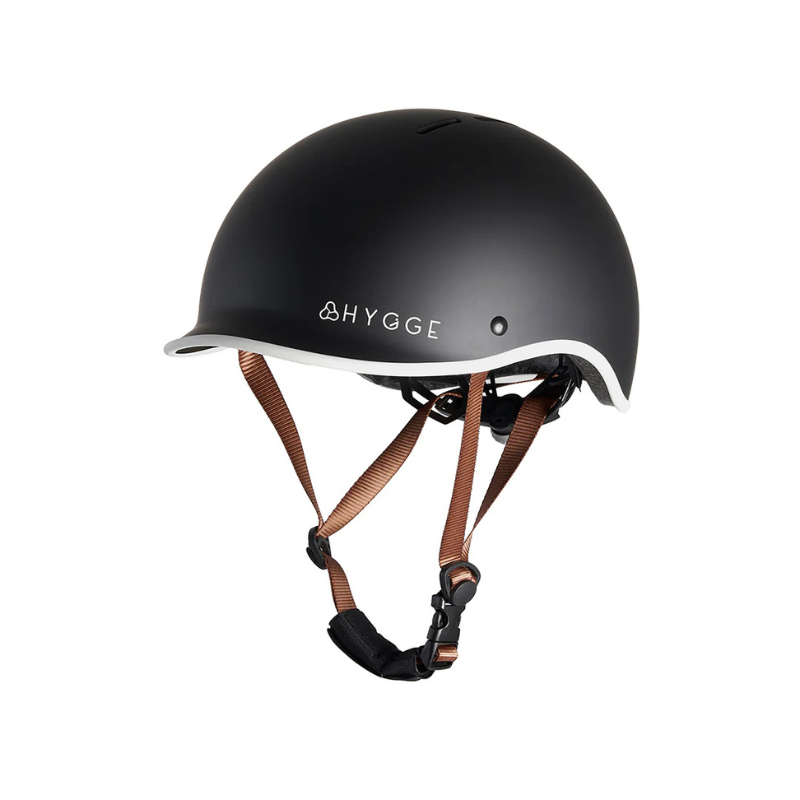 HYGEE Retro Black Helmet